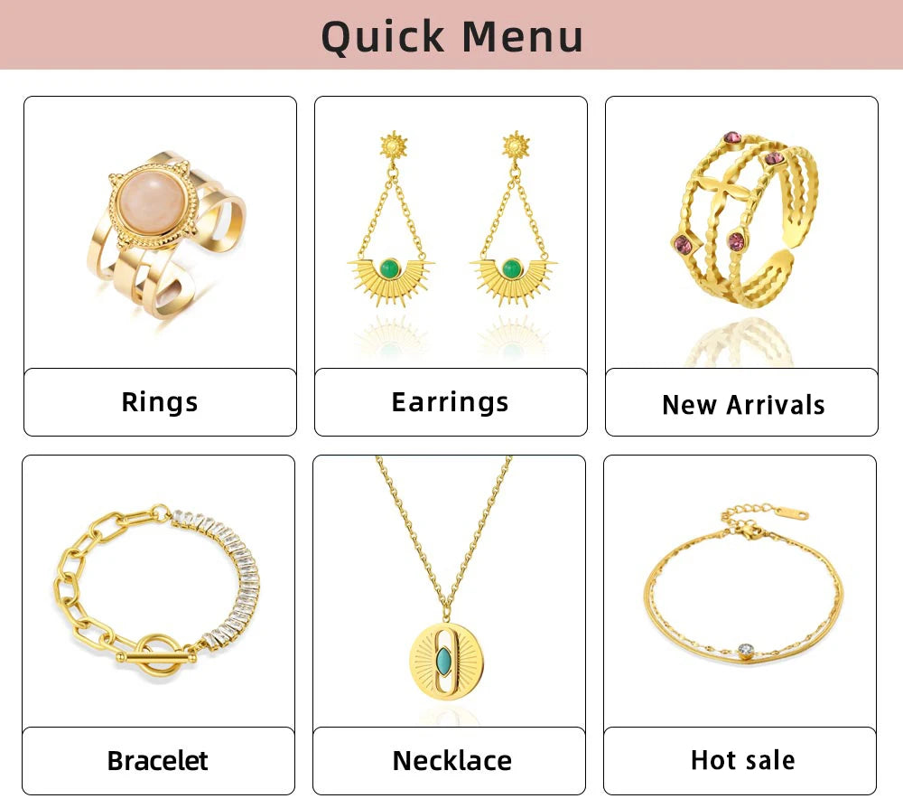 WILD & FREE 18K Gold Plated Smooth Stainless Steel Hoop Earrings for Women Punk Metal Designer Trendy Jewelry
