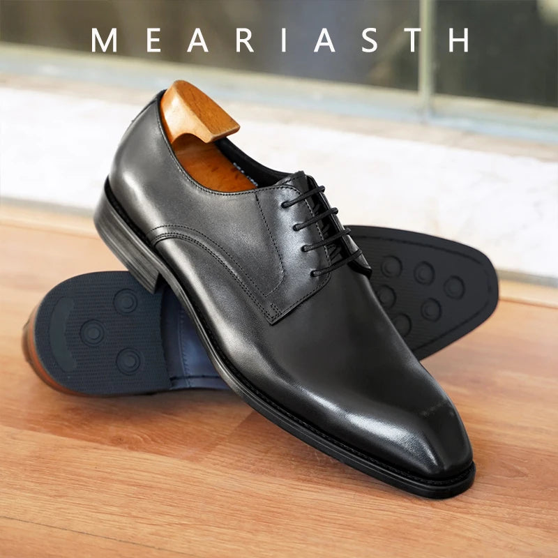 2024 Retro Men Formal Shoes Slip on Men Casual Loafers Brand Moccasin Buckle Brogue Business Formal Men Shoes Spring New Style