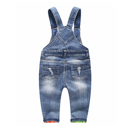 1 5T Kids Jeans Baby Rompers Spring Boys Girls Overalls Bebe Jumpsuit