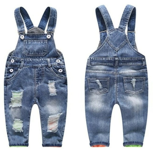 1 5T Kids Jeans Baby Rompers Spring Boys Girls Overalls Bebe Jumpsuit