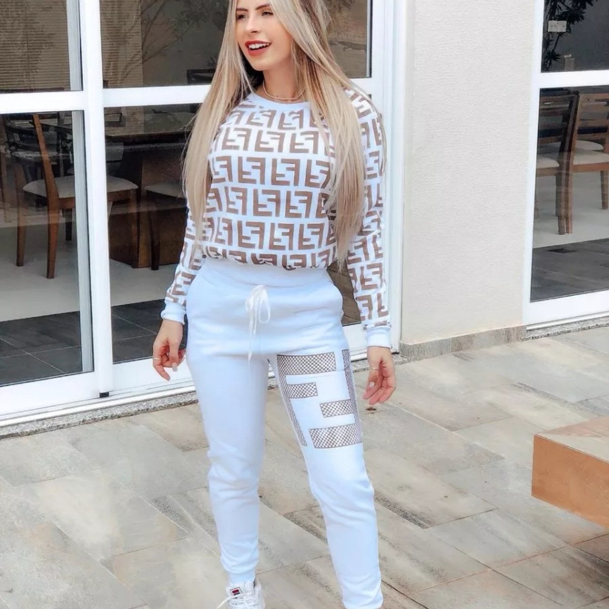 Two Piece Set Womens Clothing  Long Sleeve Outfits Casual 2 Piece Set