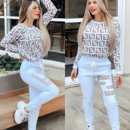 Two Piece Set Womens Clothing  Long Sleeve Outfits Casual 2 Piece Set