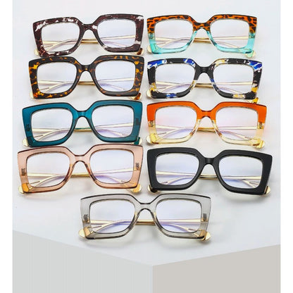 Lentes metal frame cateye eyewear glasses