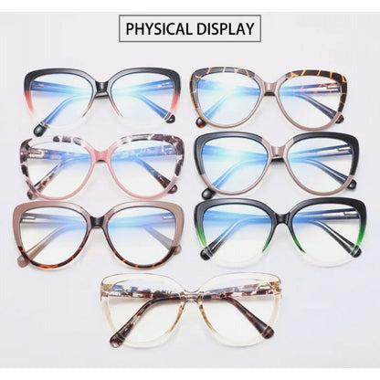 Fashion Cat Eye Glasses frame Women Anti blue Light Eyeglasses Optical Vintage