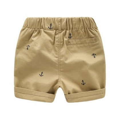 2- 9 Years Children Shorts Toddler Kids Short Pant Summer Cotton Anchor