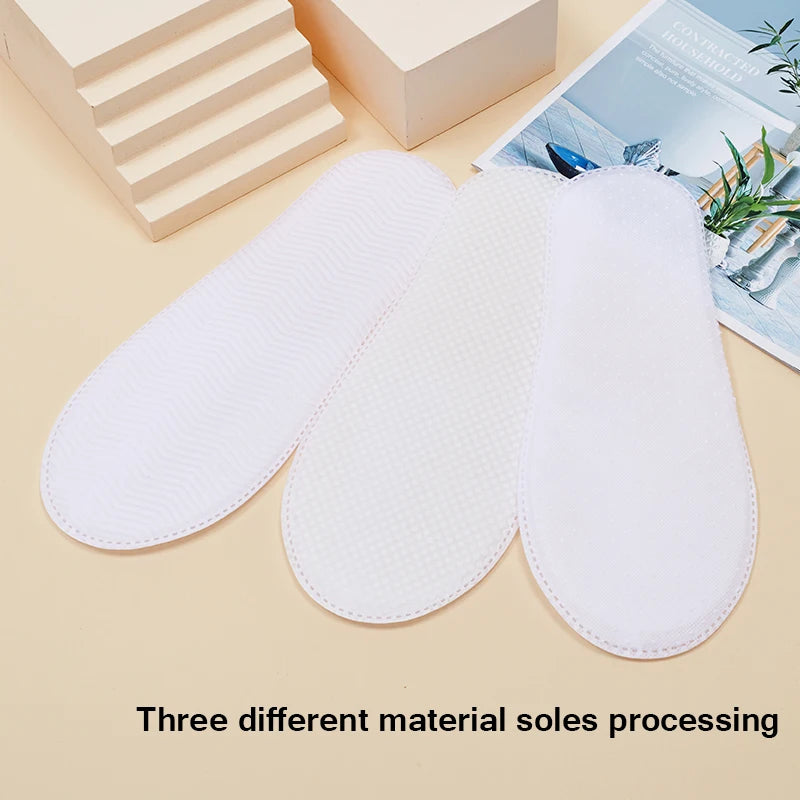 50Pairs Per Pack Disposable Non-Woven Slippers Hotels Homestay Travel