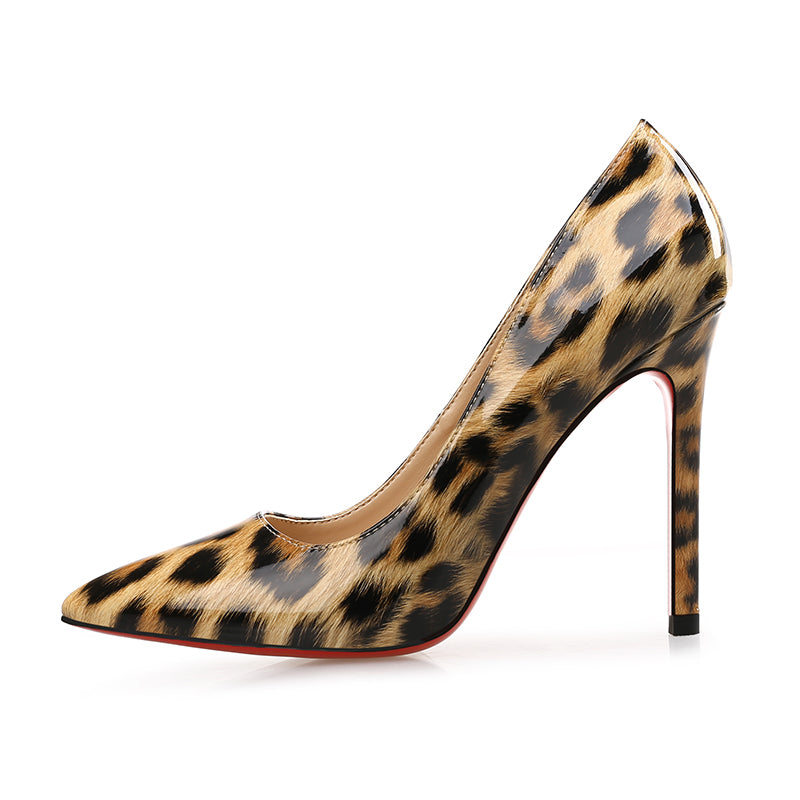 Autumn Sexy Leopard Women Shoes High Heels 6 10CM Elegant Office Pumps