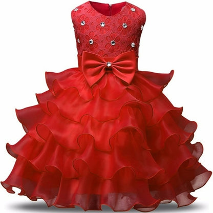 Children Luxury Party Formal Dress For Wedding  Kids