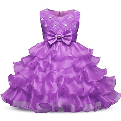 Children Luxury Party Formal Dress For Wedding  Kids