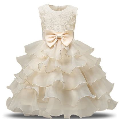 Children Luxury Party Formal Dress For Wedding  Kids