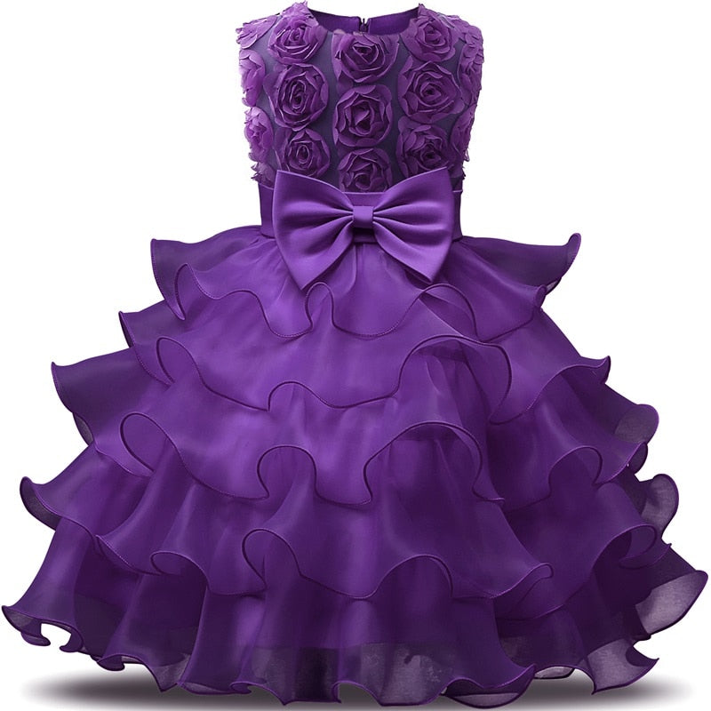 Children Luxury Party Formal Dress For Wedding  Kids