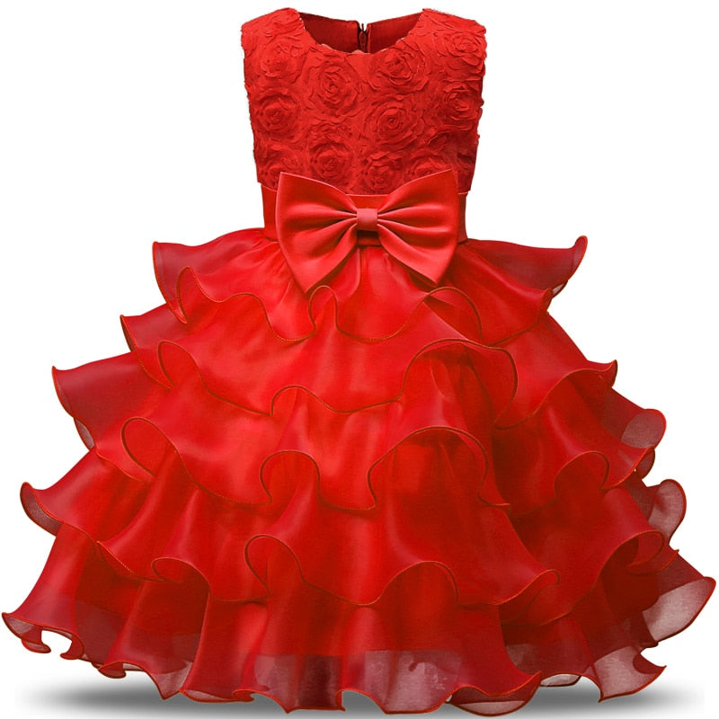 Children Luxury Party Formal Dress For Wedding  Kids