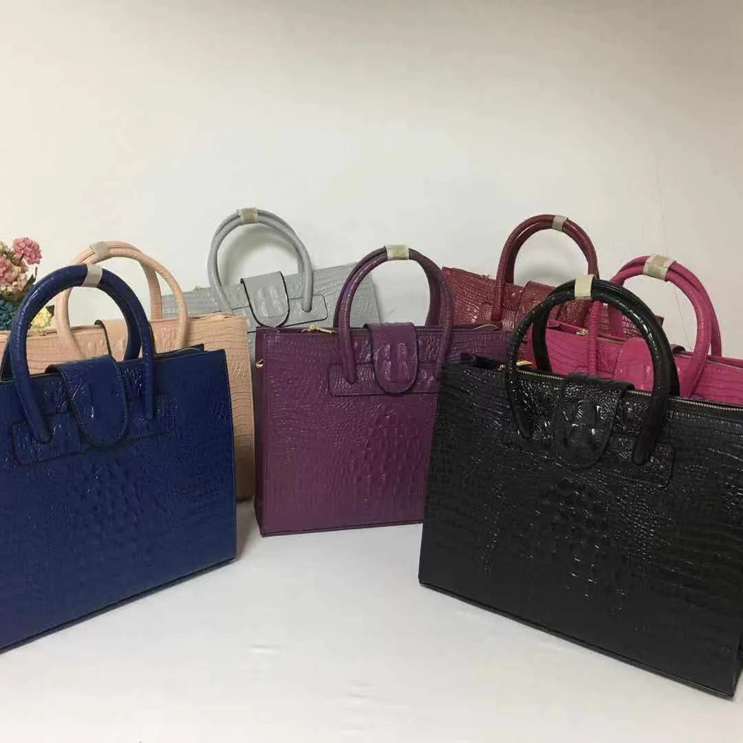 Two sizes alligator pattern handbags ladies new trend luxury bags