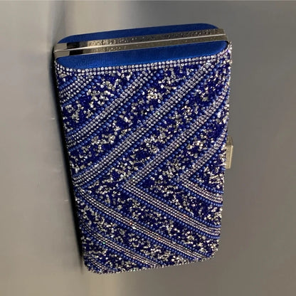 fashion chains unique sequin diamond clutch bag wholesale designer