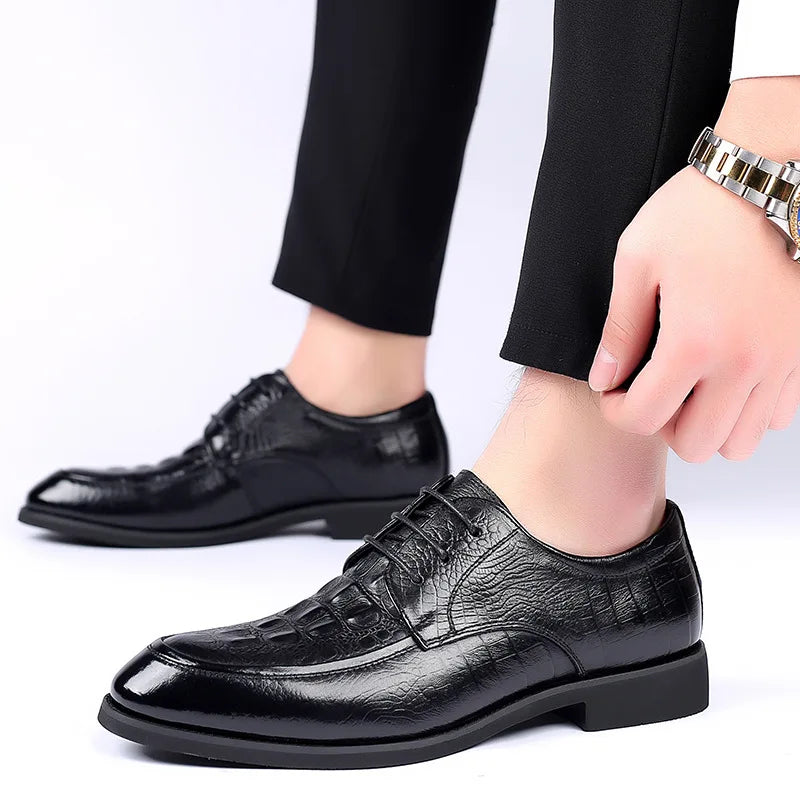 Latest Design Genuine Leather  Men Casual Shoes men's