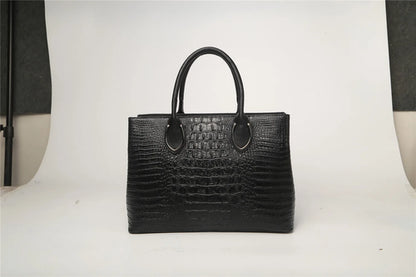 new design Crocodile handbag women High quality pu leather