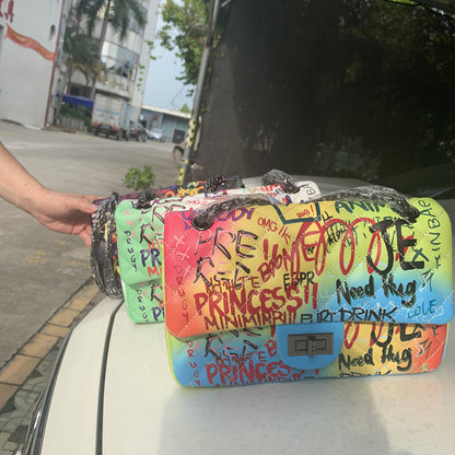 graffiti bags new arrivals ladies fashion matching bags set