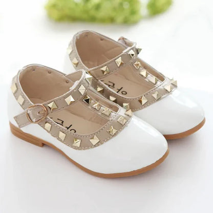 Girls Shoes Spring Children Shoes Girl Rivets Princess Autumn Toddler