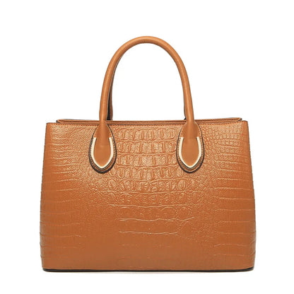 new design Crocodile handbag women High quality pu leather