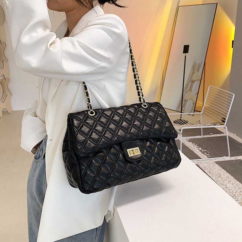 Designer Fashionable Luxury Chain Crossbody Bags Big Female