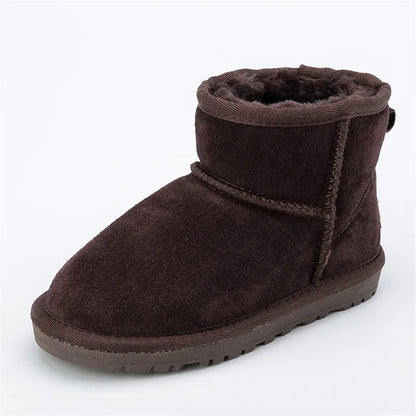 Classic Girls Boys Winter Snow Boots Warm Winter Flat Shoes 2024 New Arrival Australian Children 100% Genuine Leather Shoes