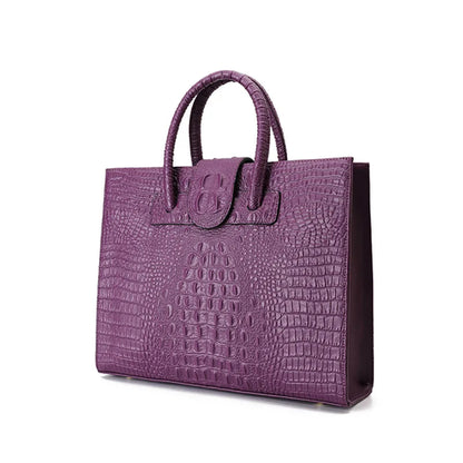 Two sizes alligator pattern handbags ladies new trend luxury bags