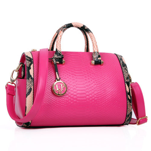 sling bag handbag Large Capacity women hand bag snake Leather