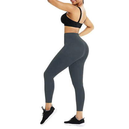 Private Label 2 In 1 Waist Trimmer And Push Up Leggings Fitness High