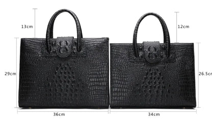 Two sizes alligator pattern handbags ladies new trend luxury bags