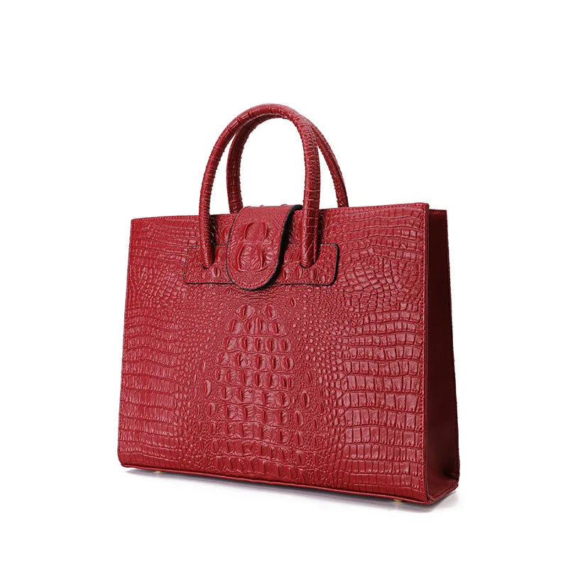 Two sizes alligator pattern handbags ladies new trend luxury bags