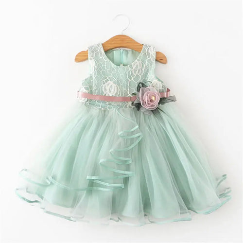 Baby Girls Dress Casual Costume Kids Dresses For Girls Flower Baby