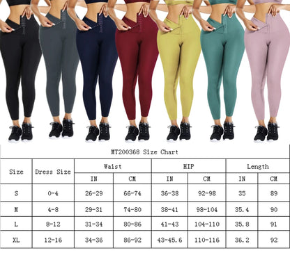 Private Label 2 In 1 Waist Trimmer And Push Up Leggings Fitness High