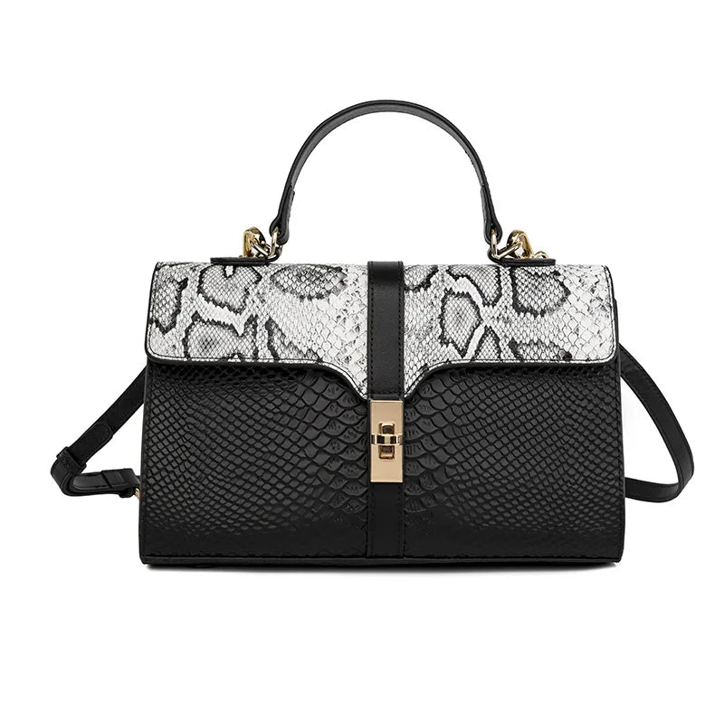 High quality Snake Leather handbag