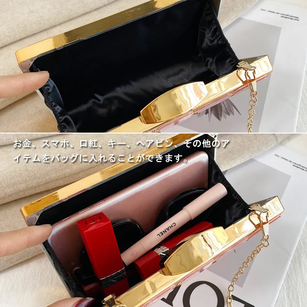 Luxury Female Evening Bag Block Designer Crossbody Bags for Women