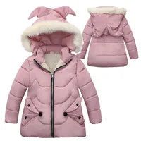 Kids Plush Velvet Jackets Boys Girls Fleece Coats Children's Autumn Winter Padded Outerwear Teenager Warm Clothing 2-12 Years