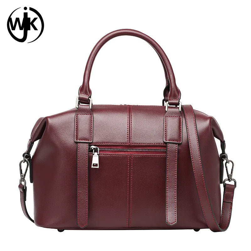 female leather handbag tote bag