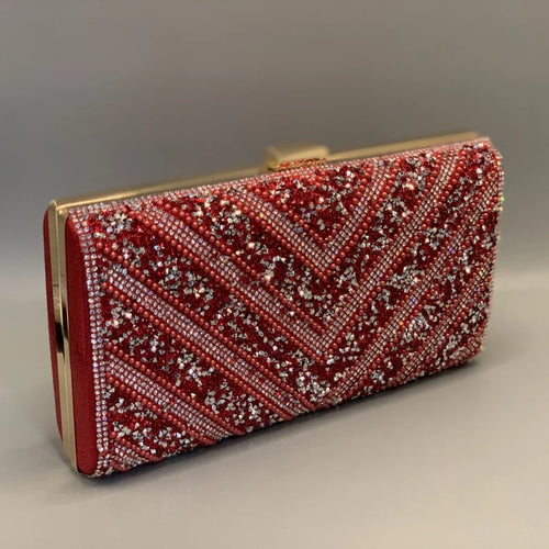 fashion chains unique sequin diamond clutch bag wholesale designer