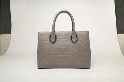 new design Crocodile handbag women High quality pu leather