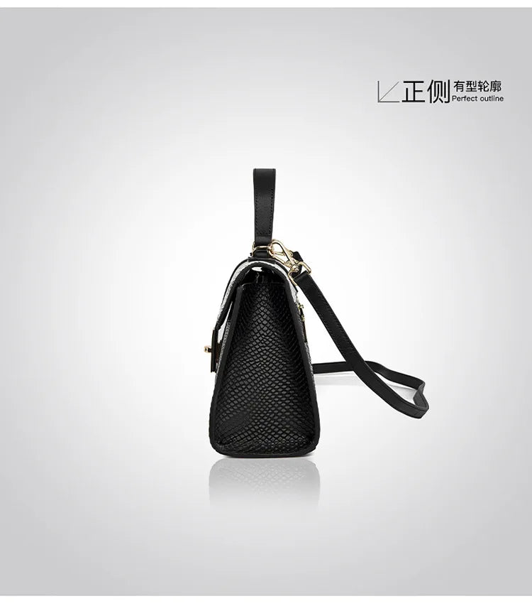 High quality Snake Leather handbag