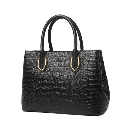 new design Crocodile handbag women High quality pu leather