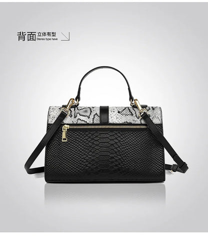 High quality Snake Leather handbag