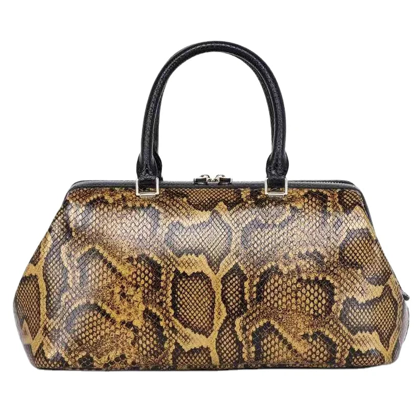 fashion bags Hot selling snake leather Shoulder Handbags For women