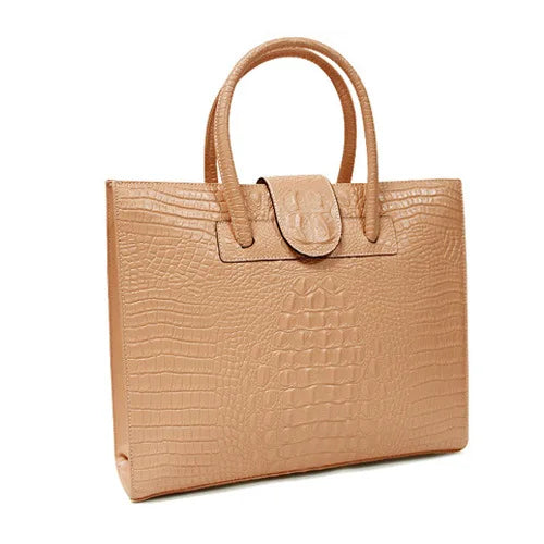 Two sizes alligator pattern handbags ladies new trend luxury bags