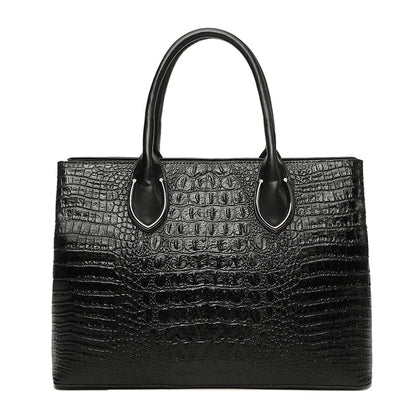 new design Crocodile handbag women High quality pu leather