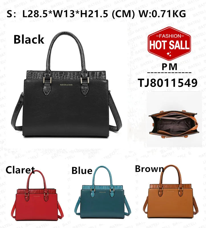 New high-end women's bags Solid lady's bags and multi colour lady's