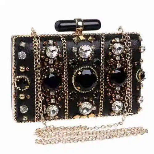 Luxury Fashion Evening Bags Diamond Rhinestone Wedding Clutch Women