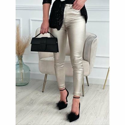 Casual Skinny Pocket Pants