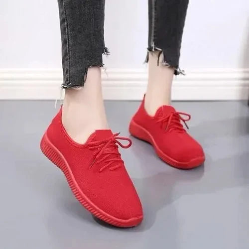 Fashionable Women's Casual Student Flats Sporty Travel Shoes Running