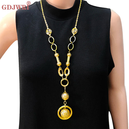 Long Three Layers Trendy For Women Jewelry Statement Necklace