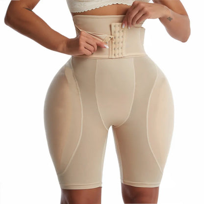 High Waist Trainer Body Shaper Padded Panty Buttock Booty Hip Enhancer